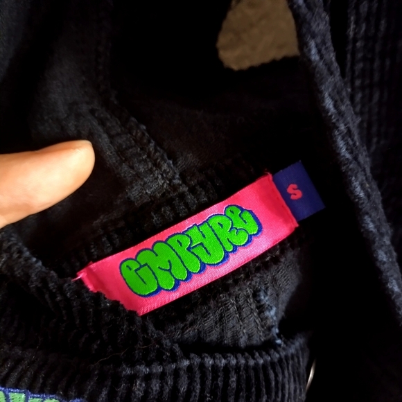 Empyre Suzie Black Corduroy Overalls Sz S - Picture 6 of 11